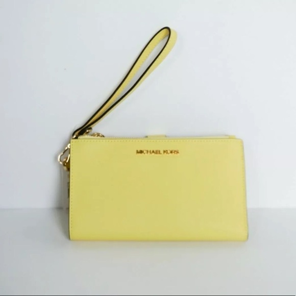 Michael Kors double zip wallet phone case wristlet - Picture 2 of 7